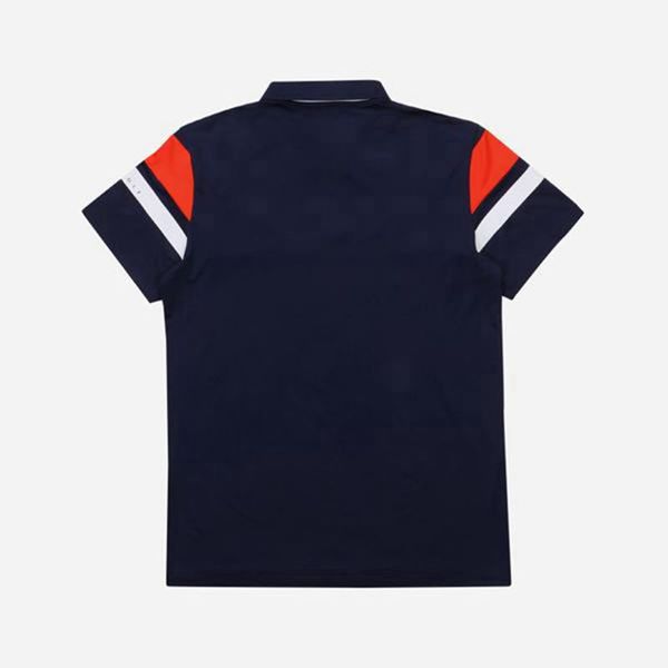 Camisas Polo Fila Homem Azul Marinho/Vermelhas - Fila Golf S/S Portugal Lojas,XAWN-25409